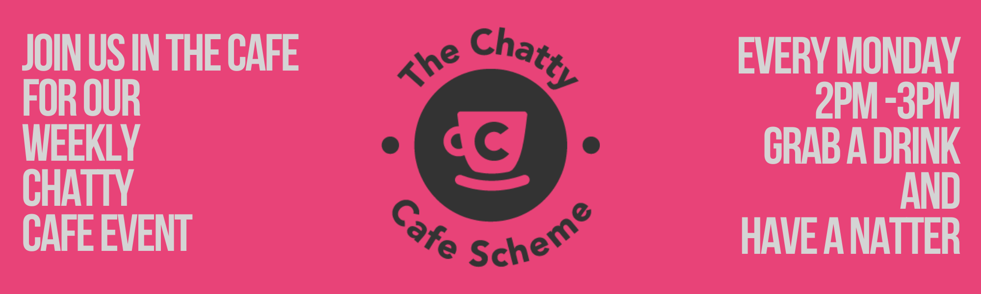 Chatty Cafe Banner